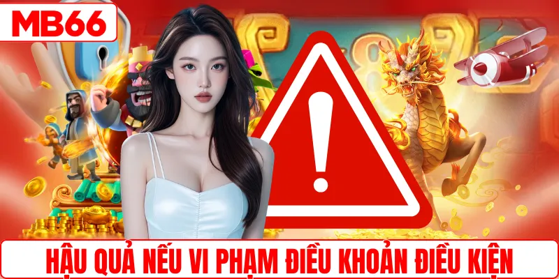 Hậu quả vi phạm điều khoản điều kiện MB66